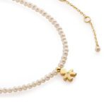 Collana Bimbo Perle Oro Giallo Diamante LeBebé LBB820 dettaglio