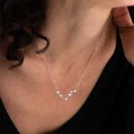 Collana Costellazioni Argento 925‰ Bilancia Opera Collection CO007 indosso