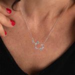 Collana Costellazioni Argento 925‰ Sagittario Opera Collection CO009 indosso