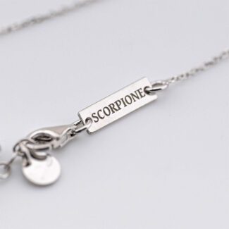 Collana Costellazioni Argento 925‰ Scorpione Opera Collection CO008 chiusura