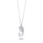 collana gioiello madonnina oro 750 zirconi bianchi ambrosia agz 387