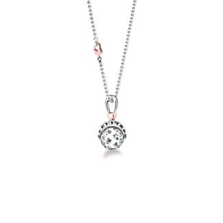 Collana Suonamore Sonaglino Argento Rosé Diamante LeBebé SNM006-RS