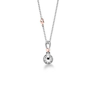 Collana Suonamore Sonaglino Argento Rosé Diamante LeBebé SNM006-RS retro