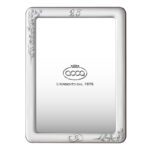 Cornice Portafoto 25 Anniversario Argento Legno Noce Acca Argenti 103LG.6