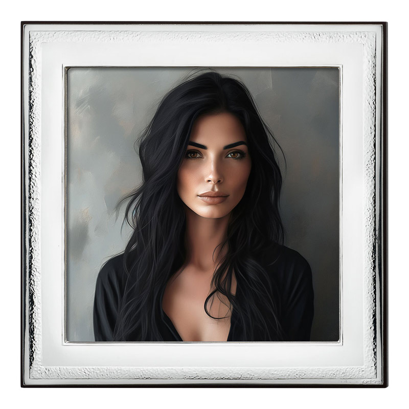 Cornice Portafoto Argento Legno Acca Argenti 63MQ.4