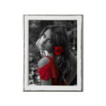 Cornice Portafoto Argento Legno Noce Acca Argenti 38HP.12