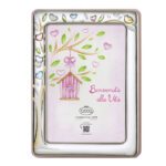 Cornice Portafoto Benvenuti Alla Vita Rosa Legno Acca Argenti 17LM.20