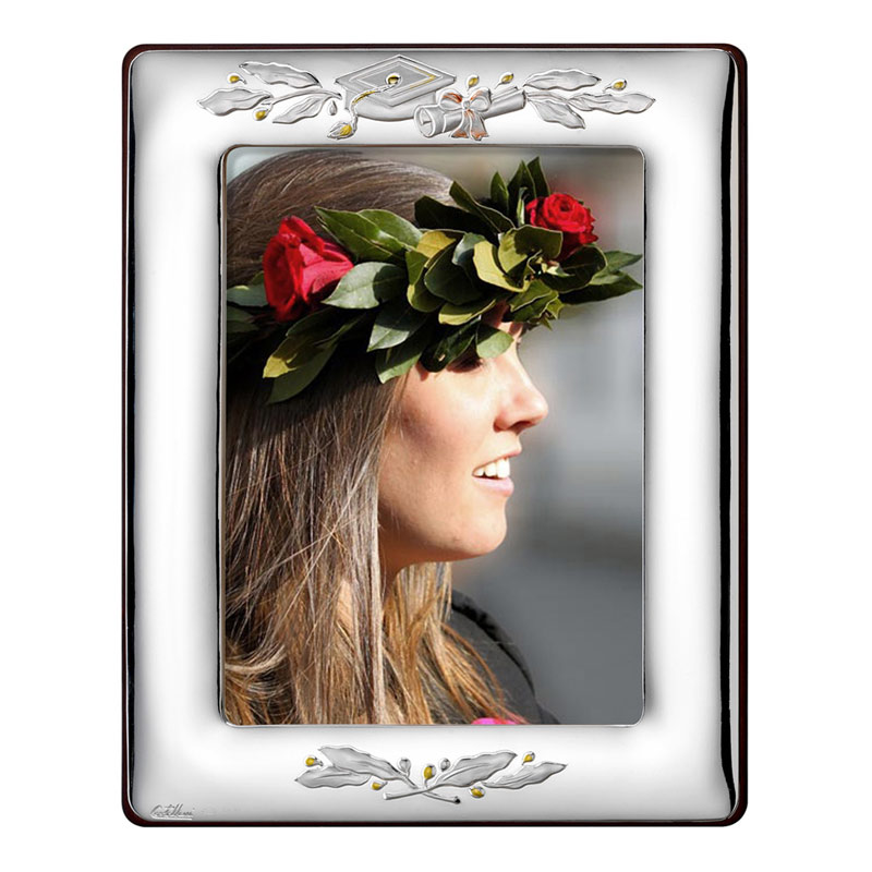 Cornice Portafoto Laurea Argento Acca Argenti 465QM.31