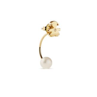 Mono Orecchino Le Perle Bimba Oro Giallo Diamante LeBebé LBB813
