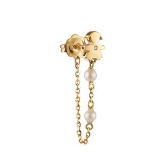 Mono Orecchino Le Perle Bimba Oro Giallo Diamante LeBebé LBB839