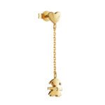 Mono Orecchino Les Petits Bimba Oro Giallo Diamante LeBebé LBB713