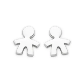 Orecchini Ambrosia Gioielli Bambino Oro Bianco 18Kt AOZ 470