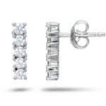 orecchini ambrosia gioiello oro 750 zirconi aoz 530