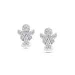 orecchini gioiello ambrosia angelo oro 750 zirconi aoz 371