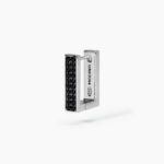 Orecchino Rettangolare Argento 925‰ Zirconi Neri Mabina Gioielli 563639