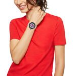 Orologio Smartwatch Hero Next Beige Nero Hip Hop HWU1193 indosso