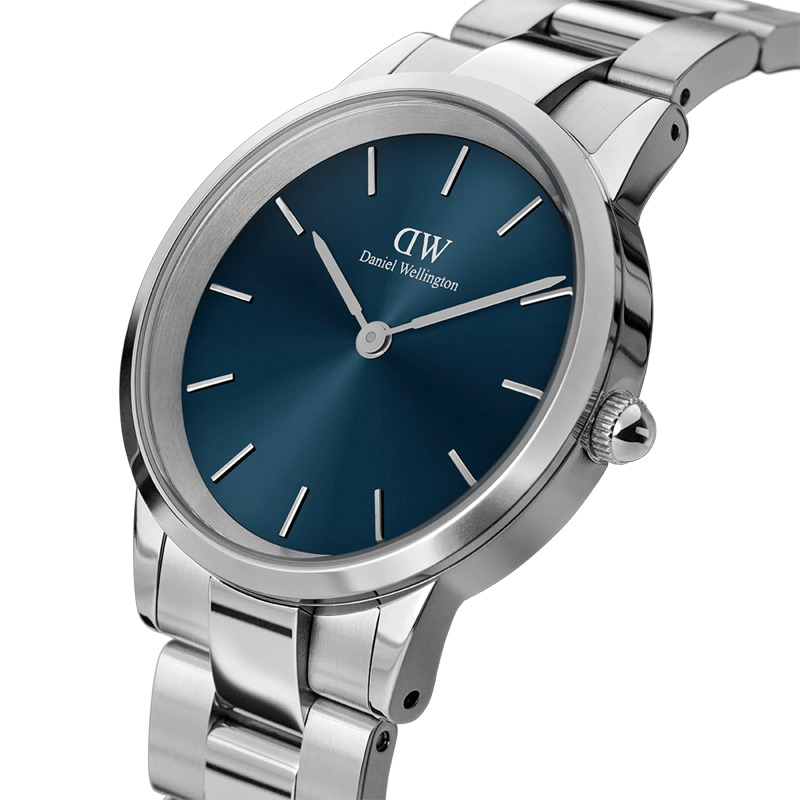 Orologio Solo Tempo Acciaio Iconic Link Arctic Daniel Wellington DW00100458 dettaglio