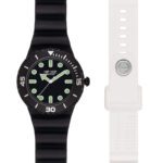 Orologio Solo Tempo Master Bianco Nero Hip Hop HWU1233