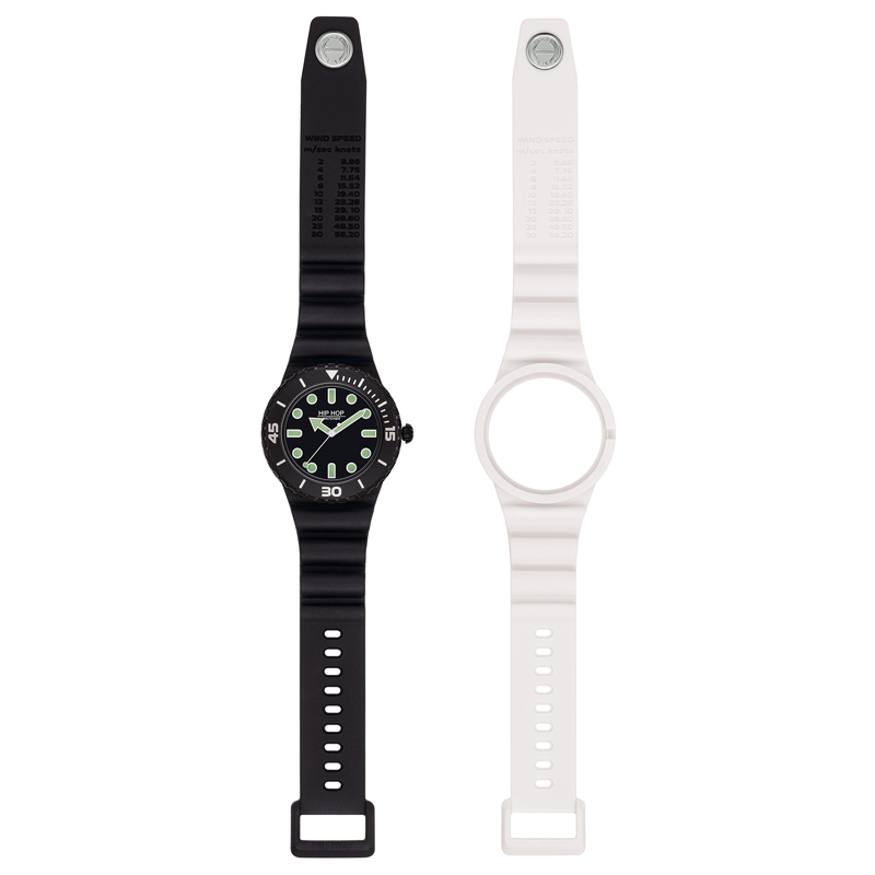 orologio-solo-tempo-master-bianco-nero-hip-hop-hwu1233-completo Orologio Solo Tempo Master Bianco Nero Hip Hop HWU1233 completo