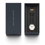 Orologio Solo Tempo Petite Roman Numerals Sheffield Dorato Rosé Acciaio Daniel Wellington DW00100683 box