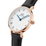 Orologio Solo Tempo Petite Roman Numerals Sheffield Dorato Rosé Acciaio Daniel Wellington DW00100683 dettaglio