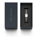 Orologio Solo Tempo Quadro Mini Sterling Acciaio Daniel Wellington DW00100726 box