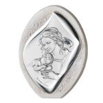 Pannello Madonna Con Bambino Laminato Argento Acca Argenti BL 10C.103