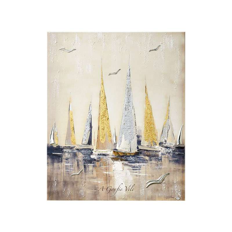 Pannello Quadro A Gonfie Vele Legno Argento Acca Argenti QD.910 30x40