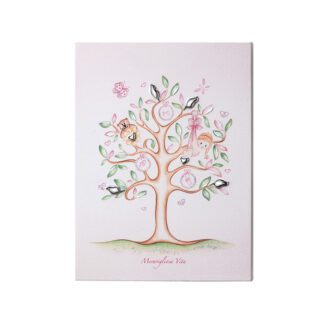 Pannello Quadro Meravigliosa Vita Legno Argento Acca Argenti B.2 R 25x33