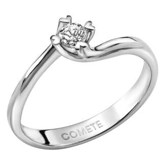 Anello da Donna Comete Gioielli Oro Bianco 750‰ con Diamante ANB 1587