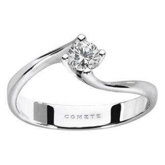 Anello da Donna Comete Gioielli Oro Bianco 750‰ con Diamante ANB 2036