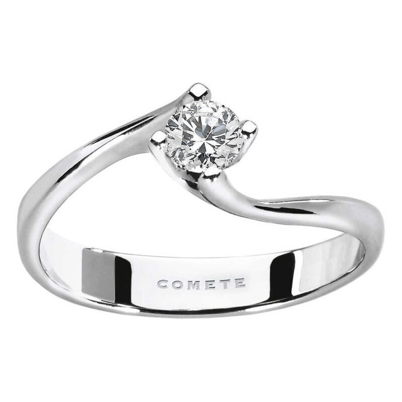 anello-donna-comete-gioielli-oro-bianco-750-diamante-anb-2036 Anello da Donna Comete Gioielli Oro Bianco 750‰ con Diamante ANB 2036