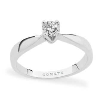 Anello da Donna Comete Gioielli Oro Bianco 750‰ con Diamante ANB 2064