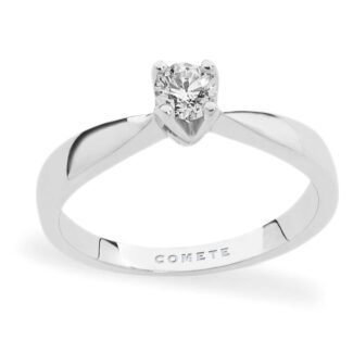 Anello da Donna Comete Gioielli Oro Bianco 750‰ con Diamante ANB 2065