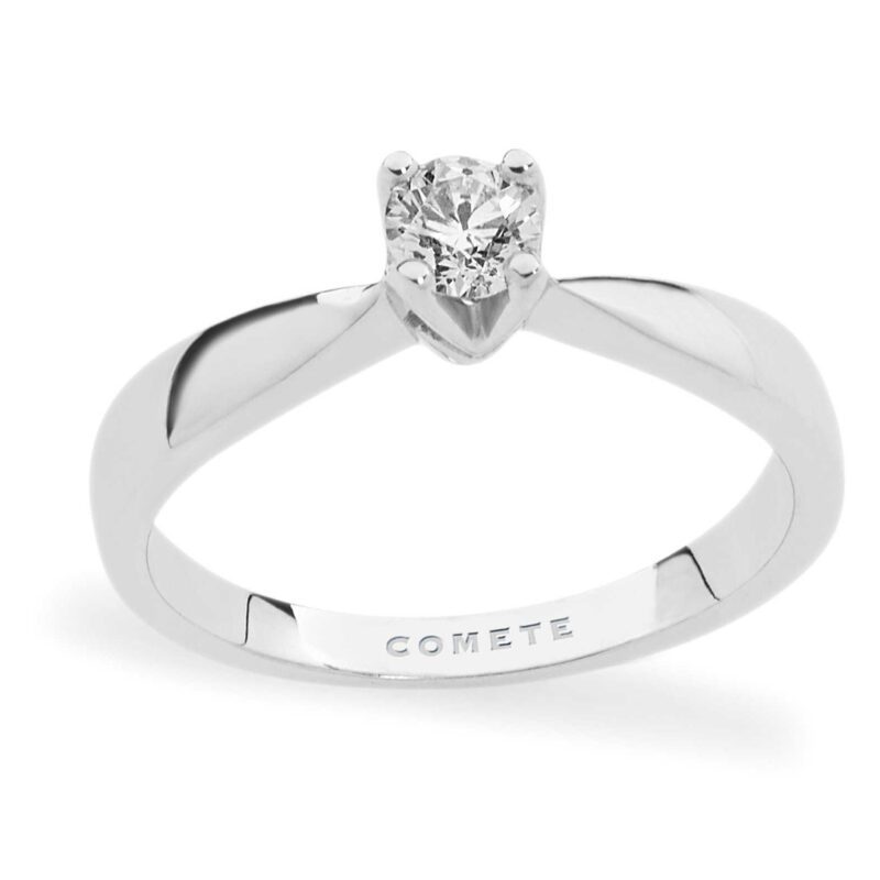 anello-donna-comete-gioielli-oro-bianco-750-diamante-anb-2065 Anello da Donna Comete Gioielli Oro Bianco 750‰ con Diamante ANB 2065