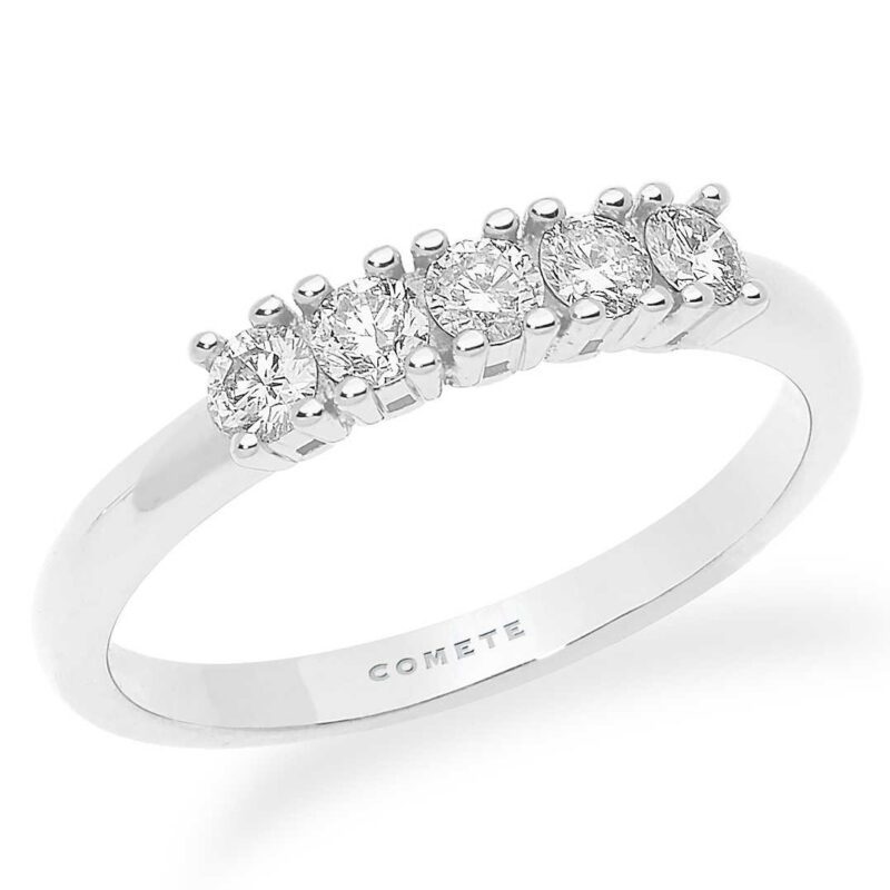 anello-donna-comete-gioielli-oro-bianco-750-diamante-anb-2247 Anello da Donna Comete Gioielli Oro Bianco 750‰ con Diamante ANB 2247