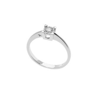 Anello da Donna Comete Gioielli Oro Bianco 750‰ con Diamante ANB 2604