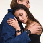 orologio daniel wellington petite ashfield acciaio solo tempo dw00100245 indosso