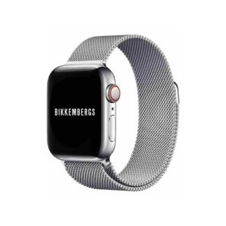 dettaglio Orologio Smartwatch Bikkembergs Alluminio e Maglia Milano Argentata 43mm BK16-3