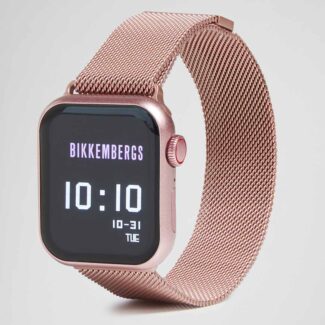 Orologio Smartwatch Bikkembergs Alluminio e Maglia Milano Rosa 41mm BK15-16