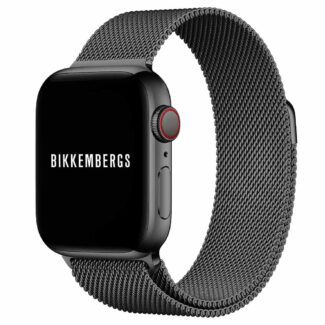 dettaglio Orologio Smartwatch Bikkembergs Alluminio e Maglia Milano Nera 41mm BK15-1