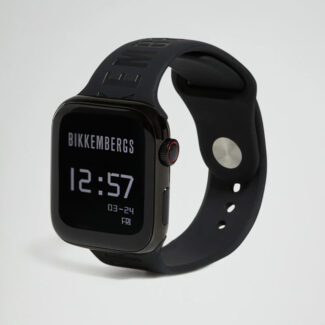 Orologio Smartwatch Bikkembergs Alluminio e Silicone Nero 43mm BK32
