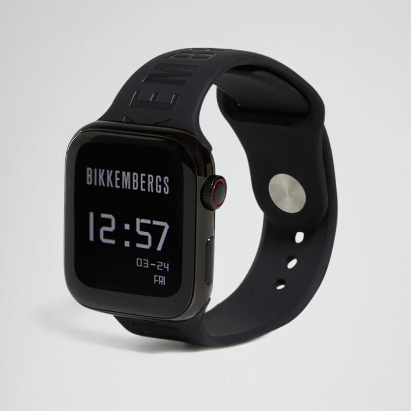 Orologio Smartwatch Bikkembergs Alluminio e Silicone Nero 43mm BK32