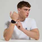 indosso Orologio Smartwatch Bikkembergs Alluminio e Silicone Nero 43mm BK32