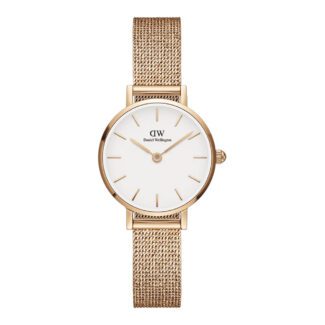 Orologio Unisex Daniel Wellington Petite Pressed Melrose Cassa Acciaio Gold Rosé Solo Tempo DW00100447