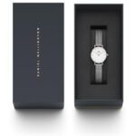 Orologio Unisex Daniel Wellington Petite Pressed Sterling Cassa Acciaio Solo Tempo DW00100442 box