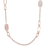 Collana Lunga Bronzallure Pietre Naturali Taglio Saponetta WSBZ02092RQ+WM dettaglio