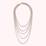 Collana Multifilo Graduata Catena Rolo Piatta Lucida WSBZ02354R