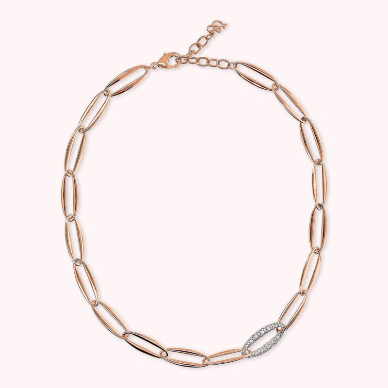 Girocollo Bronzallure Marquise Pavé Cubic Zirconia WSBZ02372WR dettaglio