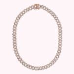 Girocollo Grumetta Squadrata con Pavé Cubic Zirconia WSBZ02326WHI-CZ dettaglio